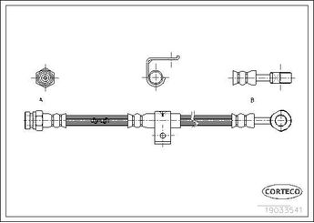 Fren Hortumu Arka Sol MAHER 04071  5874434001