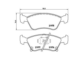 Fren Disk Balata Ön MAGNETI MARELLI 363700483041  446602010 446505020 0446505020 446505030 0446505030 446505040 0446505040 446505042 0446505042 446505060 0446505060 446505110 0446505110 4465YZZCG 04465YZZCG