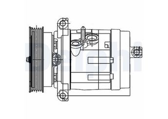 Klima Kompresörü  DELPHI TSP0155984  20910244 96629607 96861886 4802294 4808195 4813545