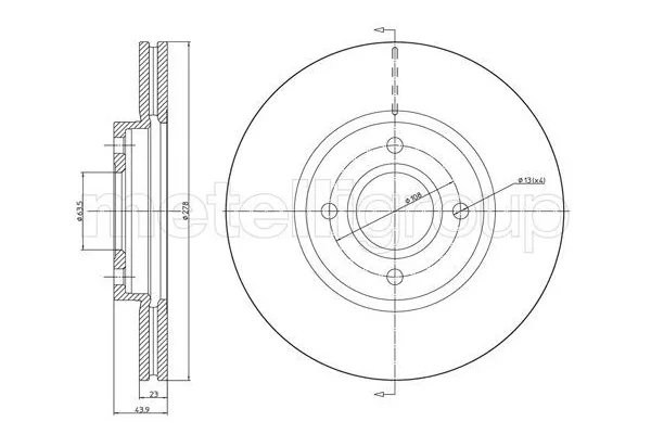 Fren Disk Ayna Ön Sağ ve Sol CIFAM 800-1490C