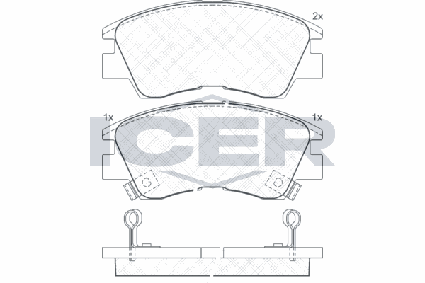 Fren Disk Balata Ön KALE BALATA 21373 165 05 ANS KD13