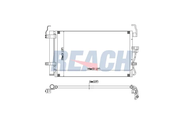 Klima Radyatörü  Hyundai Coupe (GK)(2002->)  VALEO 814264