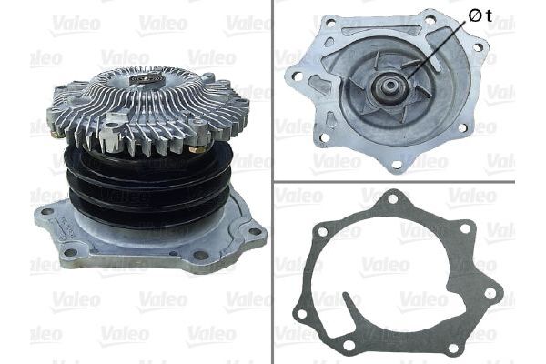 Devirdaim Su Pompası  Nissan Pickup (D21)(09.1985->)  VALEO 506782