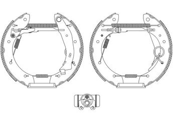 Fren Pabuçlu Balata Arka AP 07420  1610091280 4241J8 4241K8 4241L6 4141K8 4241K7