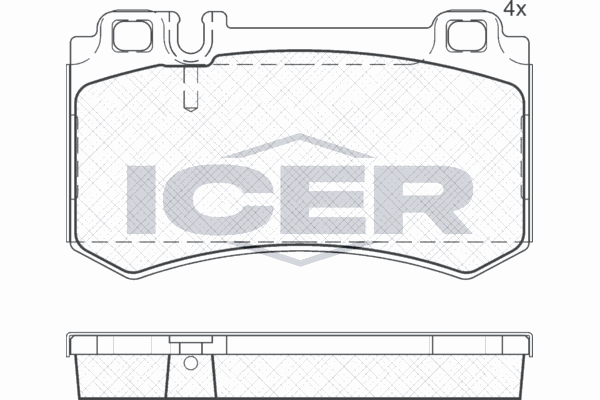 Fren Disk Balata Arka Mercedes SLR  McLaren (BM 199)(01.2007->)  VALEO 671940