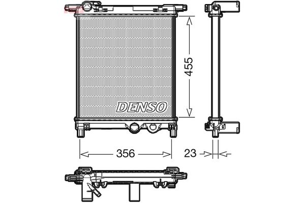 Su Radyatörü  DENSO DRM32036