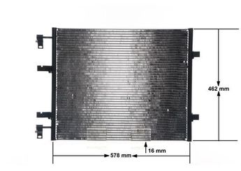 Klima Radyatörü  MAHLE AC 708 000S  4417650 93854159 8200411148 8200895918 93857127 4417652 4419021 93862283 8200465490 44 17 650 44 17 652