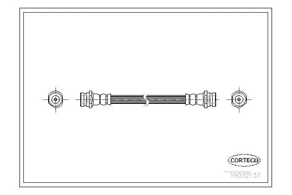 Fren Hortumu Arka Sağ veya Sol Mazda 626 Sedan/Coupe (GC)(08.1982->)  OSSCA 00664
