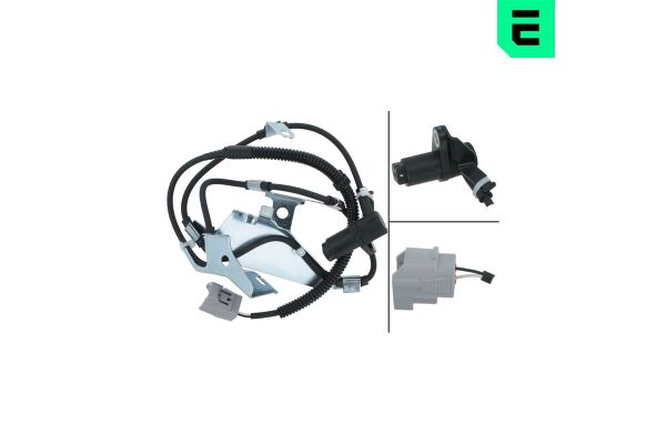 Abs Sensörü Ön Sol Toyota Land Cruiser (J10)(1998->)  OPTIMAL 06-S898