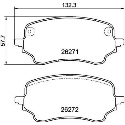 Fren Disk Balata Ön Ford Puma (2019->)  BREMBO P 24 236