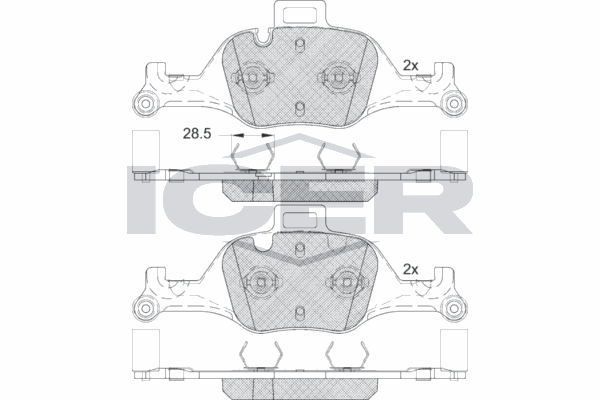 Fren Disk Balata Ön BMW 7 Serisi (G11/G12)(10.2015->)  AYD 60353A