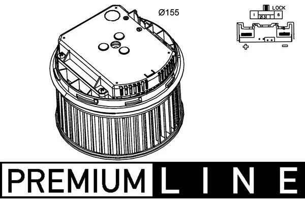 Kalorifer Motoru  MAHLE AB 262 000P