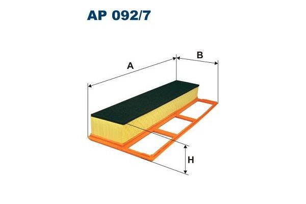 Hava Filtresi  Alfa Romeo MiTo (145)(2008->)  FILTRON AP 092/7