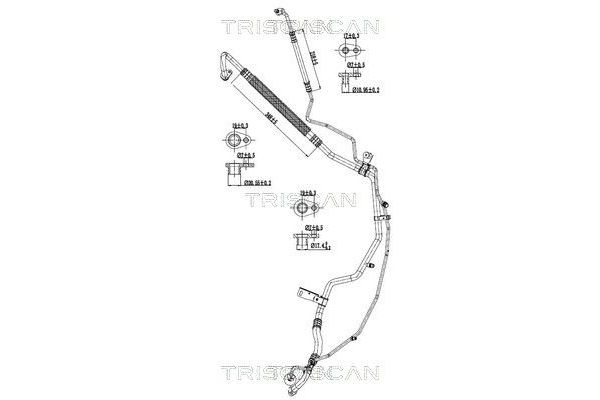 Klima Hortumu  PSA ORJINAL 9670978780