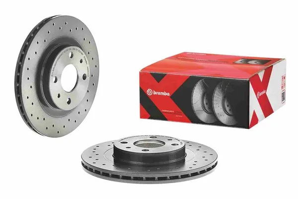 Fren Disk Ayna Ön Sağ ve Sol Lada Kalina (1117/1118/1119)(09.2006->)  BREMBO 09.8903.1X