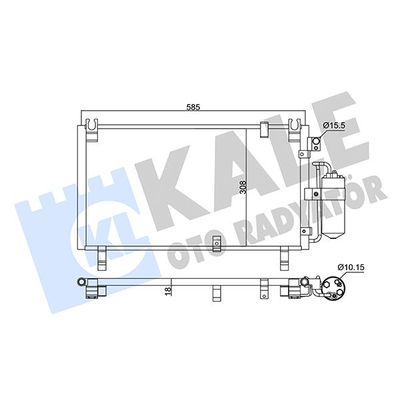 Klima Radyatörü  VEKA 43-2200