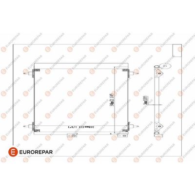 Klima Radyatörü  Peugeot Partner (S2)(11.2002->)  EUROREPAR E163366