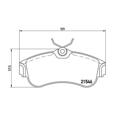 Fren Disk Balata Ön Nissan Primera 4 Kapı/ Traveller [SW] (P10/W10)(1989->)  MAGNETI MARELLI 363700456022