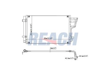 Klima Radyatörü  MAHER 10871  976061H000 976062H000 976062H010 976062H010AS 976062L700FFF