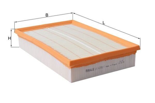 Hava Filtresi  Volkswagen T-Cross (D31)(11.2023->)  MAHLE LX 43981