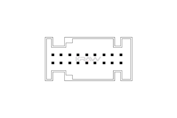 Cam Açma Düğmesi Ön Sol MCAR AN-3514D-2