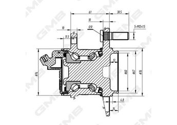 Porya Arka Sağ veya Sol NAGAMA NWH-HY002  52730 F0000 52730F2000 F2000 52730F0000 52730-F0000 52730-F2000