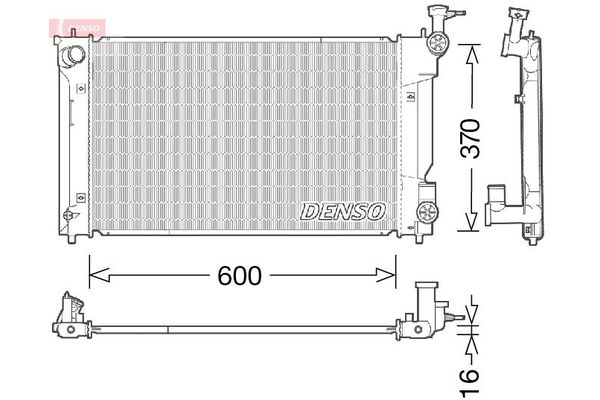 Su Radyatörü  DENSO DRM50094