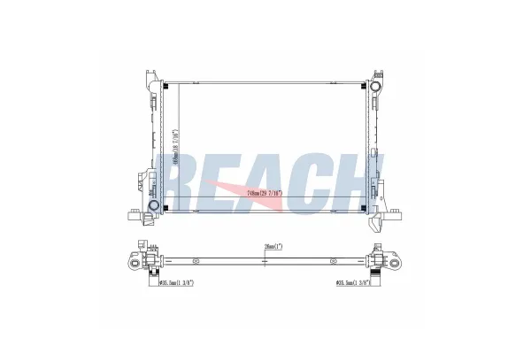 Su Radyatörü  Renault Trafic P.Van (06.2014->)  MAHER 10618