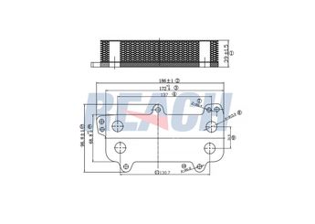 Motor Yağ Soğutucu  MGA 63900  70117021D 070117021D