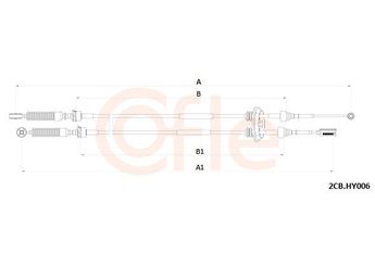 Vites Değiştirme Teli  CAVO 2714 610  437944F300