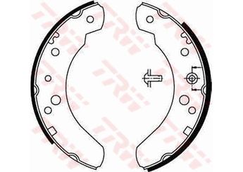 Fren Pabuçlu Balata Arka PBS 4031  1013626 6192365 6150091 5026344 89VB22000AA 86VB2200EA 6150092 89VB2200AA 86VB-2200-EA 89VB-2200-AA 89VB-22000-AA