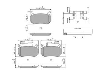 Fren Disk Balata Arka FERODO FDB4847  77367666