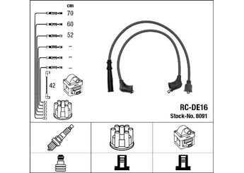 Buji Kablosu  NGK 8091  1990187280000 19901-87280-000 1990187281000 19901-87281-000 1990187282000 19901-87282-000 1990187283000 19901-87283-000 1990187285000 19901-87285-000 1990187290000 19901-87290-000 1990187291000 19901-87291-000 1990187295000 19901-87295-000