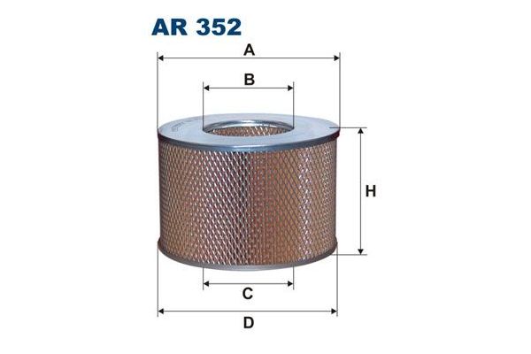 Hava Filtresi  Toyota Dyna (2001->)  FILTRON AR 352