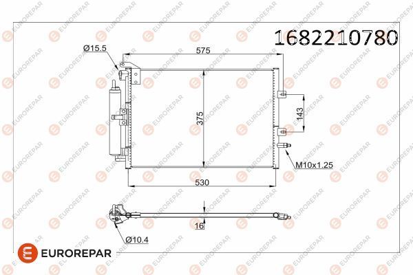 Klima Radyatörü  EUROREPAR 1682210780