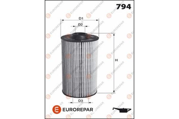 Yağ Filtresi  BMW 3 Serisi Sedan (E90)(2004->)  EUROREPAR 1637766880