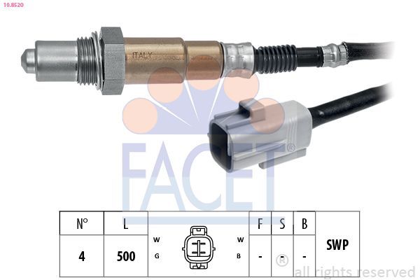 Oksijen (Lambda) Sensörü  FACET 10.8520