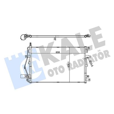 Klima Radyatörü  KALE 342650