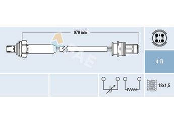 Oksijen (Lambda) Sensörü  FAE 77354  11781748762 11 78 1 748 762 1748762 1 748 762