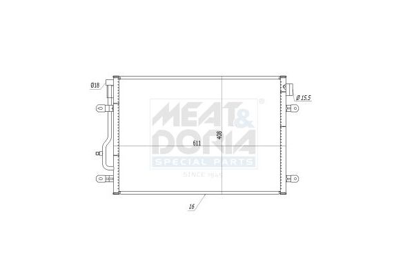 Klima Radyatörü  Audi A4 Cabriolet (8H)(04.2002->)  ORİS 8E0260403D