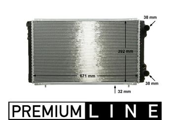 Su Radyatörü  MAHLE CR 474 000P  9109893 09109893 4401893 7700741216 77 00 741 216 7701412005 77 01 412 005 44 01 893