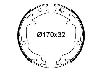 Fren Pabuçlu Balata Arka VALEO 564241  191215AA 5191215AA 1606295280 K05191215AB 4800A041