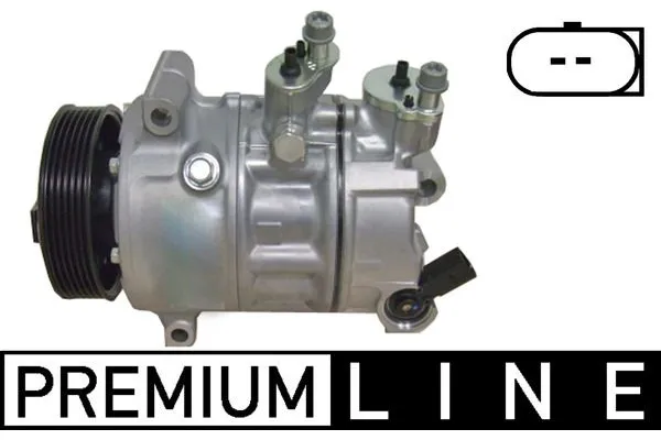 Klima Kompresörü  Volkswagen Golf VI (5K1)(10.2008->2012)  MAHLE ACP 6 000P