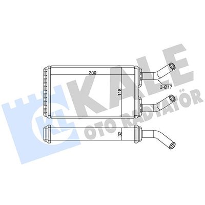 Klima Radyatörü  KALE 370590