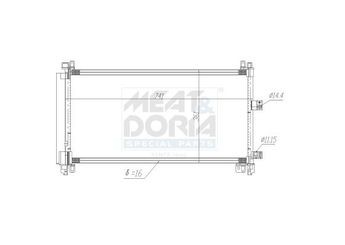 Klima Radyatörü  DELPHI CF20379  6455HR 9816999380 00006455HR 9688473680