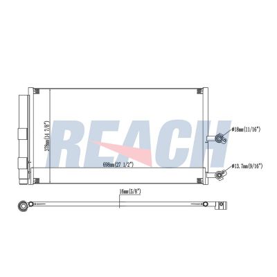 Klima Radyatörü  VEKA 43-4509