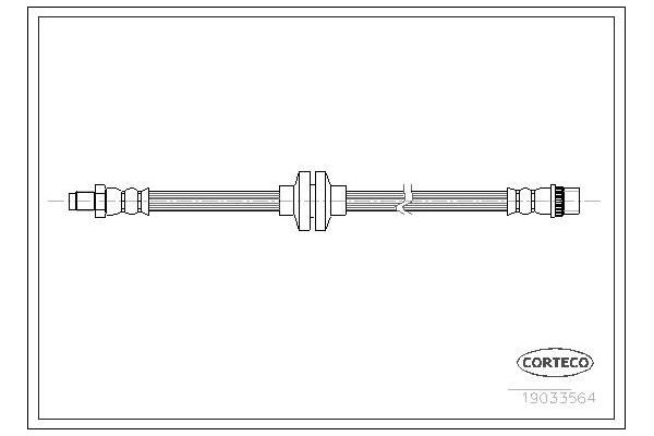 Fren Hortumu Ön Sağ veya Sol BRAXIS AH0868