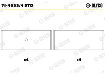 Kol Yatak (0.75)  ŞAHİN KL-4307TP-075  71732994 46797936 46797941 71732996