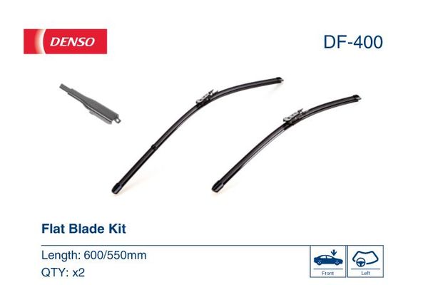 Silecek Süpürgesi Ön  650/550 mm - 26/22 inç DENSO DF-400