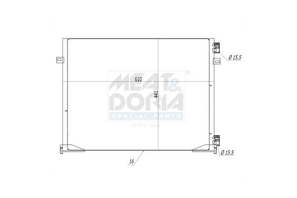 Klima Radyatörü  Opel Vivaro (2001->)  VEKA 43-3521